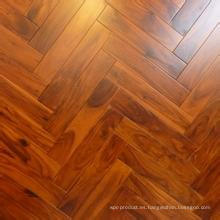 Sólido Real Herrybone Acacia Wood Flooring Hotel &amp; Home Flooring